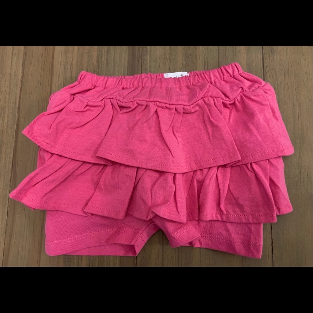 Mud Pie Pink Ruffle Skort